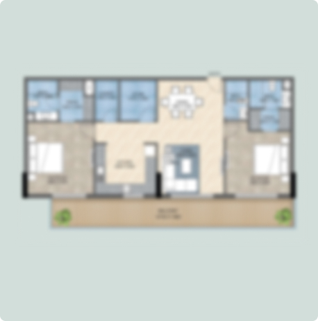 Two Bedroom with Store Room